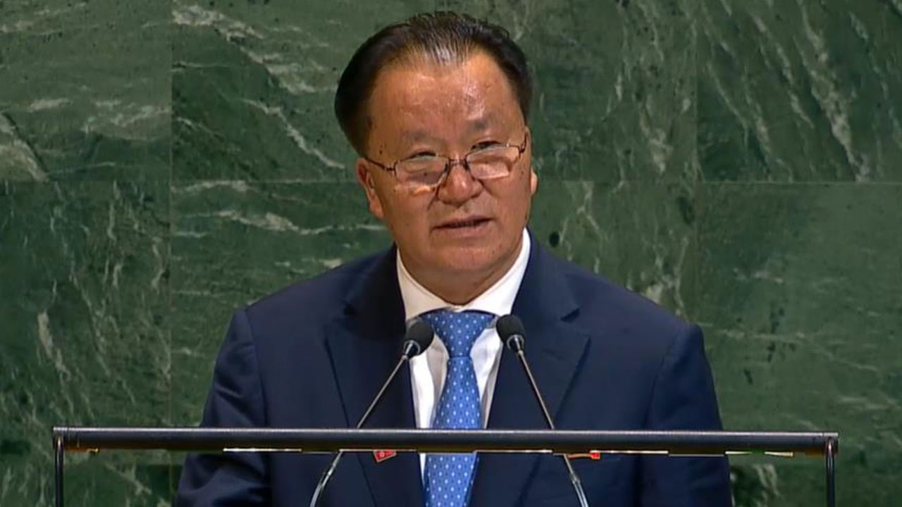 북한 유엔 총회서 "비핵화는 생존권 포기"‥트럼프 관세 비판도