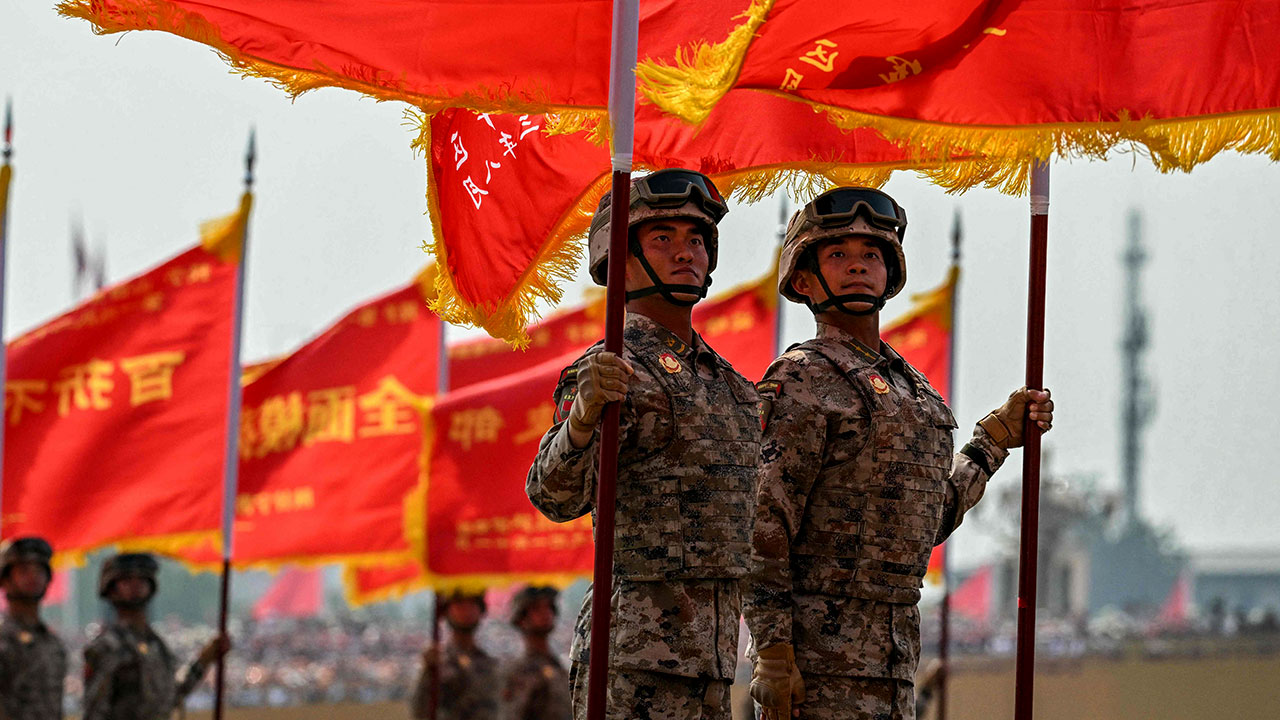 중국, 대만 타이베이 핵심 구역 본떠 만든 '모의 총통부' 확장‥군사 훈련 흔적도