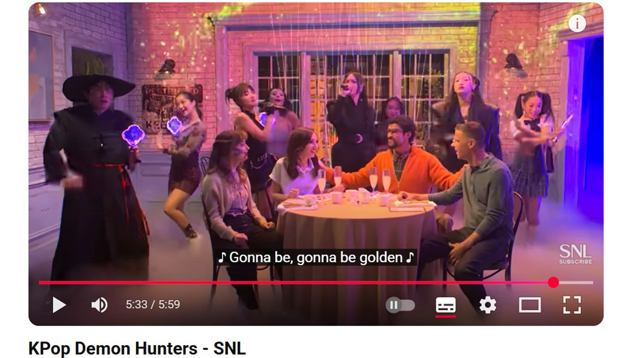 '케데헌' 헌트릭스 가수 3인, SNL 등 미국 인기방송 출연