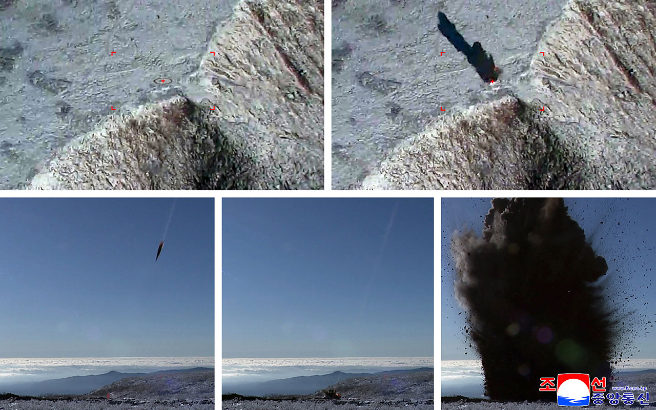 북 "새 무기체계 극초음속 비행체 시험발사"‥김정은 참관 안 해