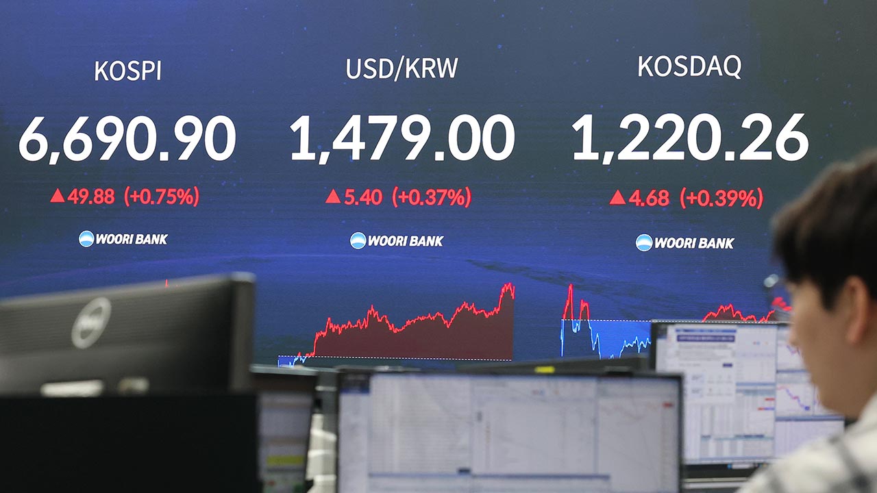 외국인 코스피 순매수세에 환율 20원 넘게 하락‥1달러에 1,462원 마감