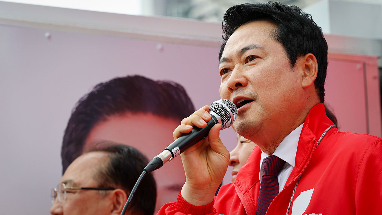 장동혁 첫 서울 유세‥"신세계 정용진 사과했는데 민주당은 안 해"