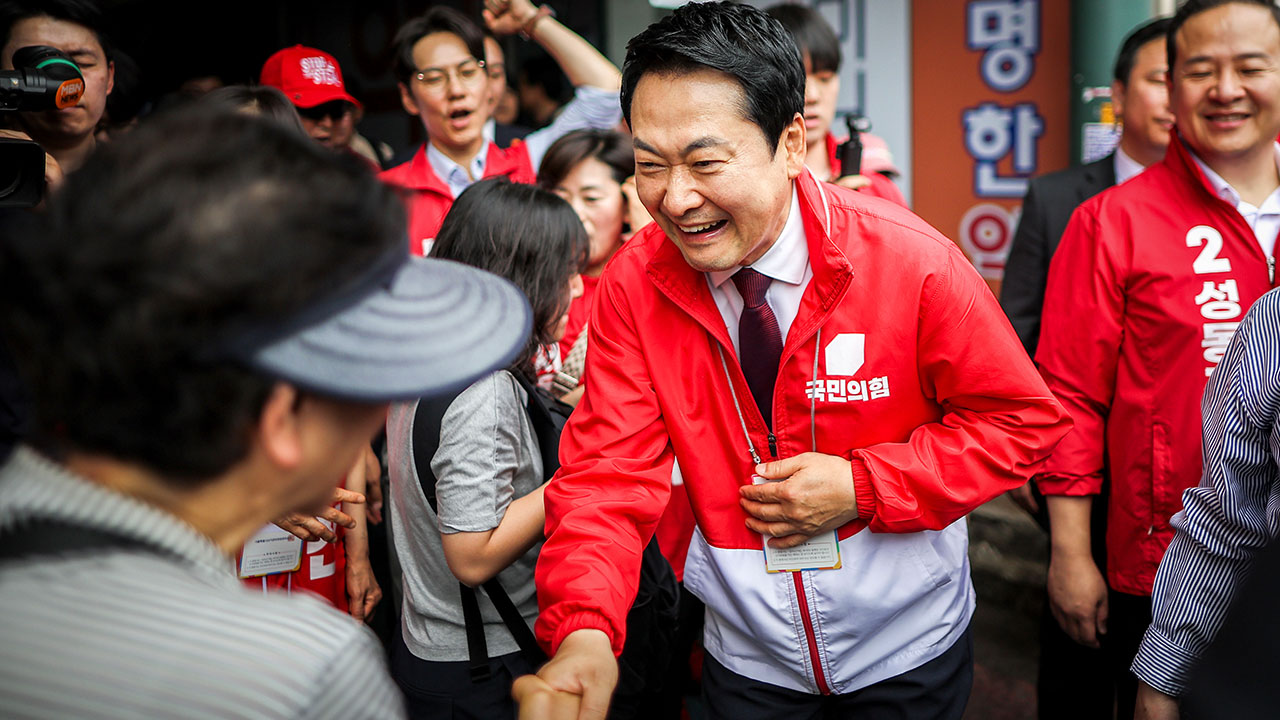 장동혁 첫 서울 유세‥"신세계 정용진 사과했는데 민주당은 안 해"