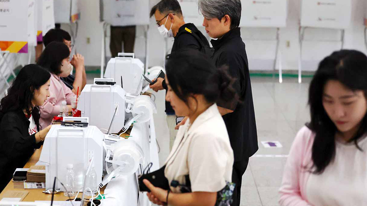 사전투표 오전 9시 기준 전국 투표율 1.7%‥75만 8천여 명 투표
