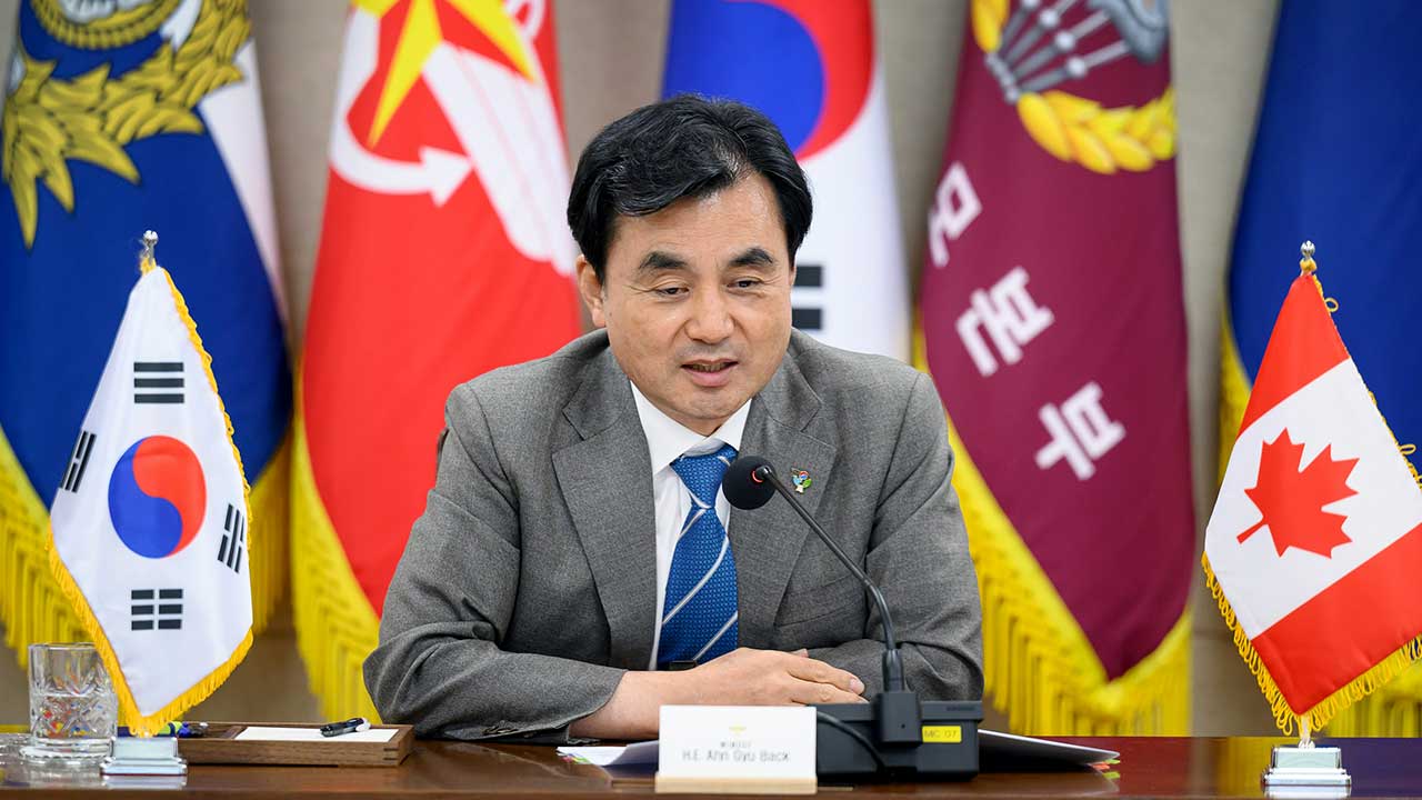 한국-캐나다 국방장관 공조통화‥연합해군연습 성과·방산협력 논의