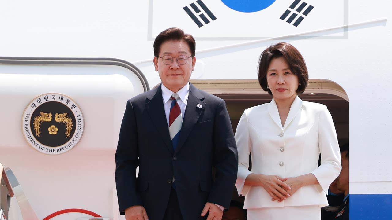 이 대통령, '8박 10일' 유럽 순방 마치고 귀국‥김 총리·정청래 영접