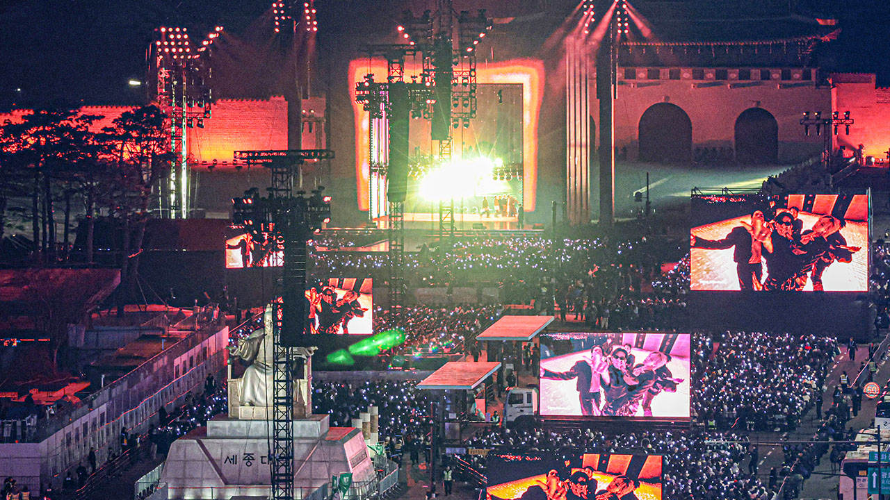 하이브, BTS 광화문 공연 영광 "불편 죄송, 배려에 감사"