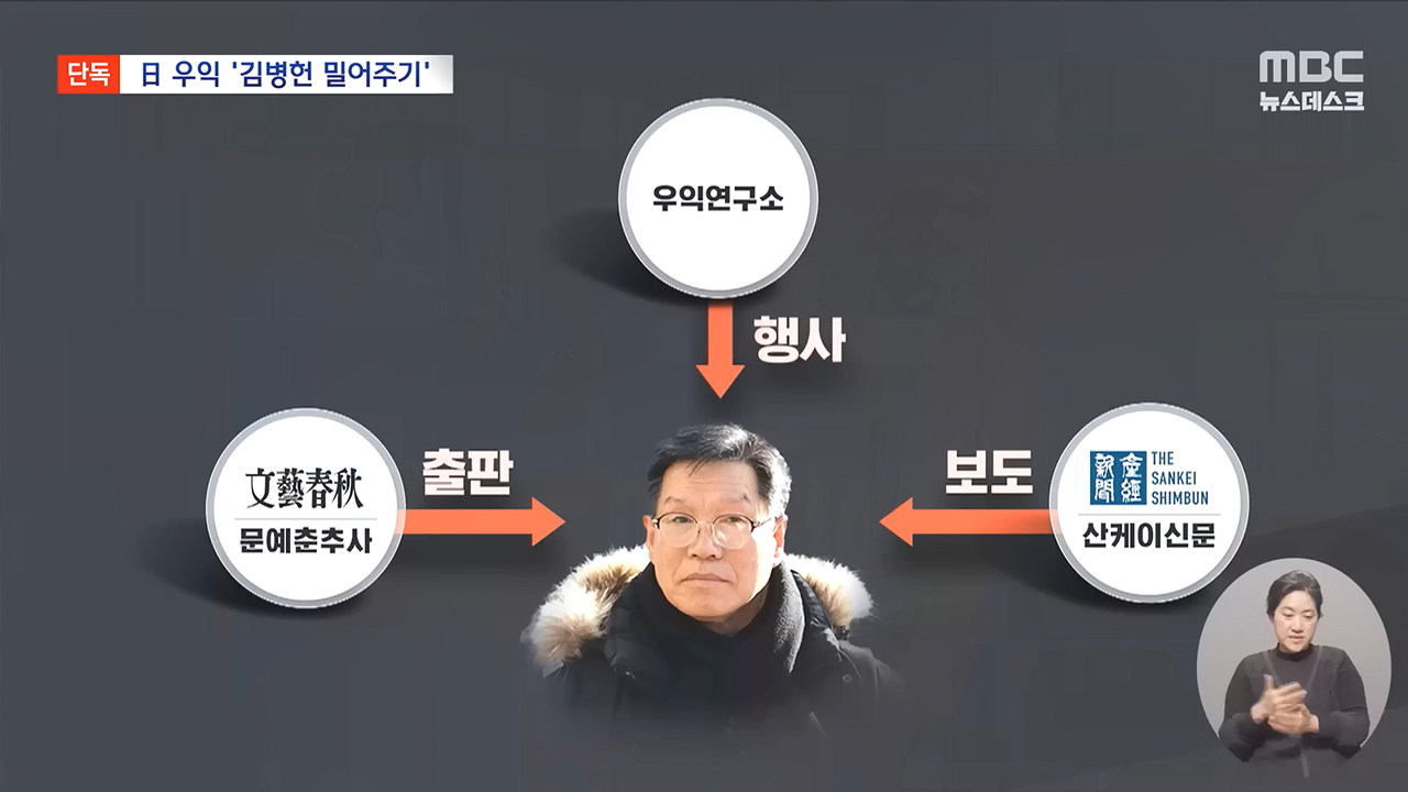 '위안부 모욕' 김병헌 옆 의문의 일본인 여성‥정체는?