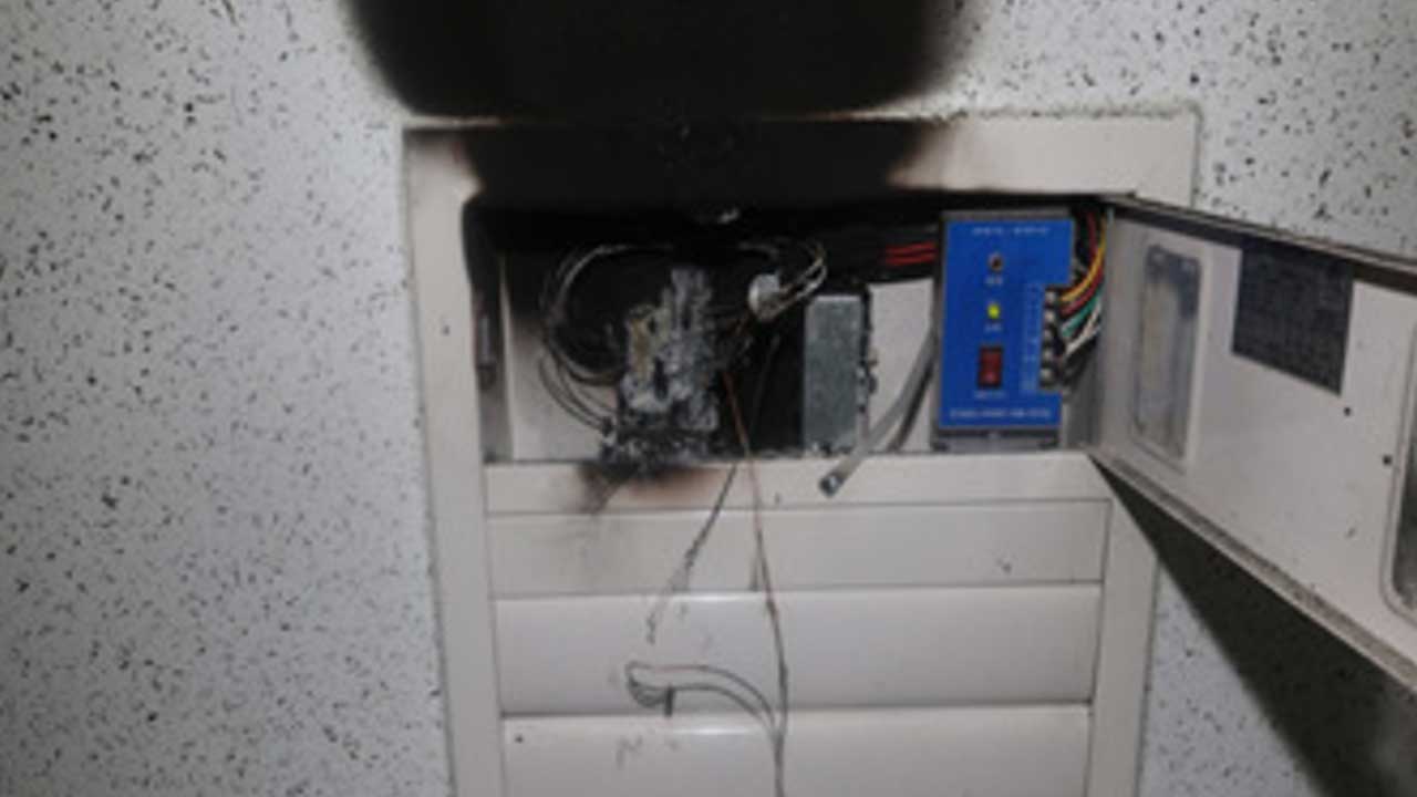 오피스텔 제연 설비에 불 지른 20대 체포‥"부모와 싸워서"