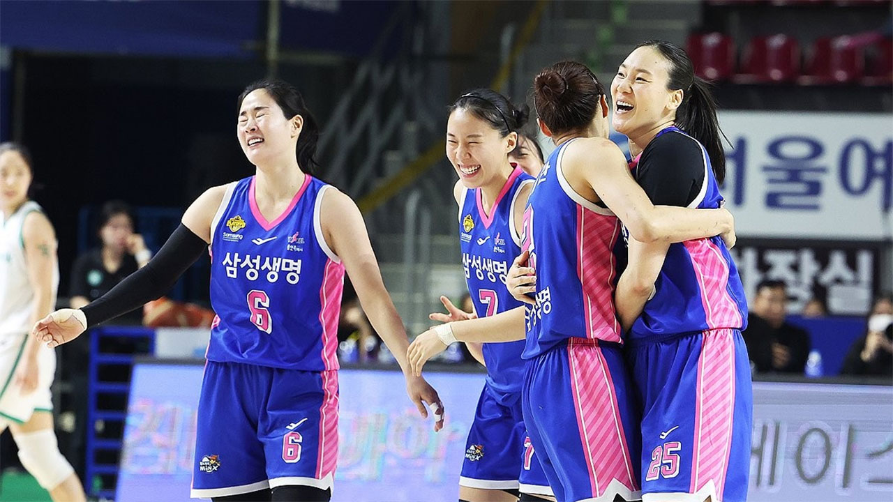 여자농구 삼성생명, 하나은행 꺾고 챔피언결정전행‥KB와 격돌