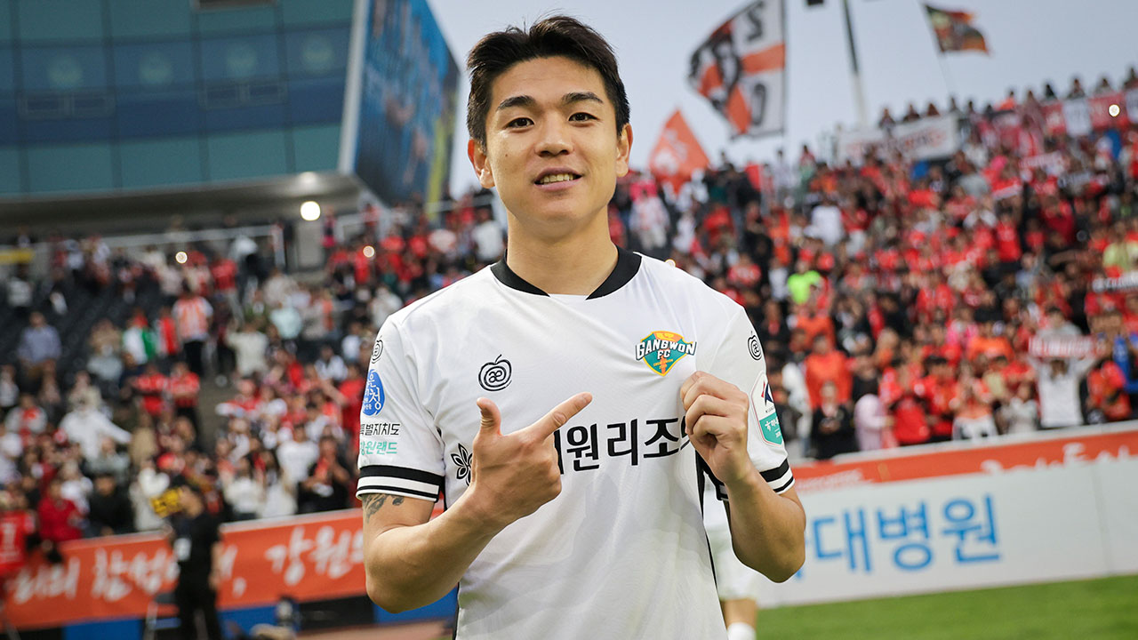 '5경기 3골 2도움' 강원 김대원, 4월 K리그 이달의 선수