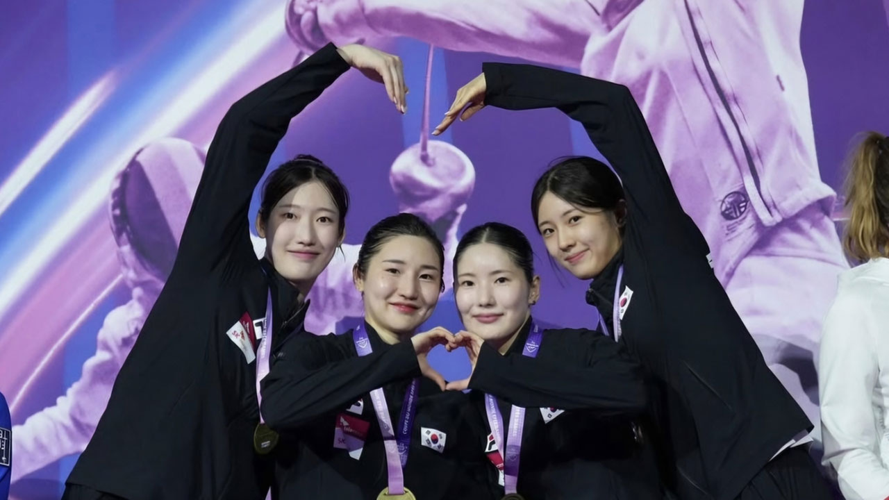 펜싱 여자 에페 대표팀, 월드컵 단체전 두 대회 연속 우승