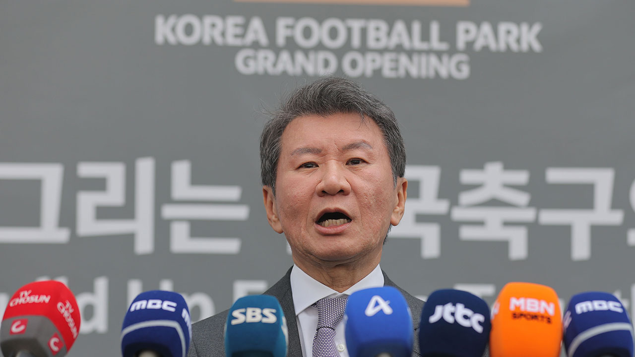 정몽규 축구협회장 북중미 월드컵 이후 사퇴13년 만의 퇴진