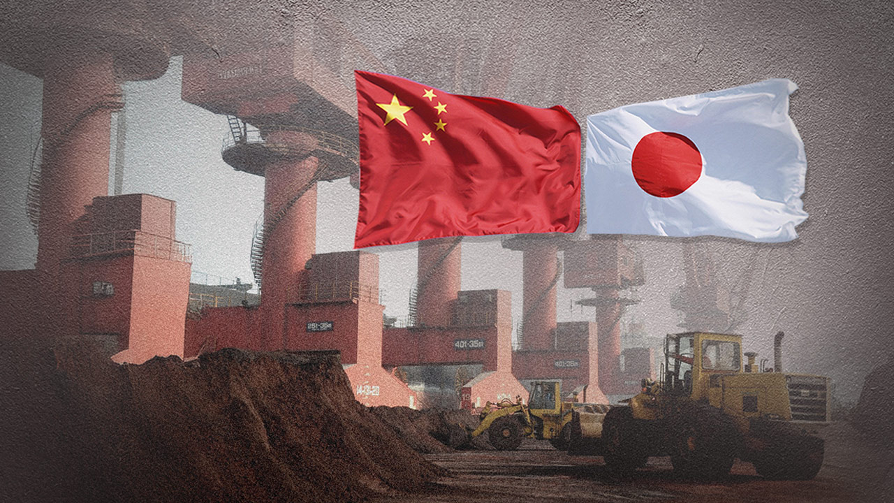 "중국, 일본 향하는 '희토류 수출 허가' 심사 중단"