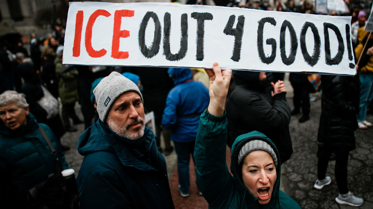 'ICE 총격' 주말 미국 전역 시위‥간밤 29명 체포·경관 1명 부상