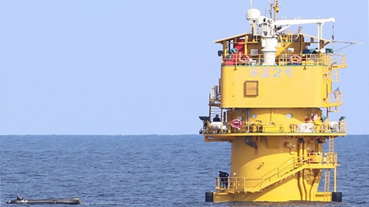 중국 "서해 관리 시설 구조물 이동 작업 중‥기업 자체 결정"