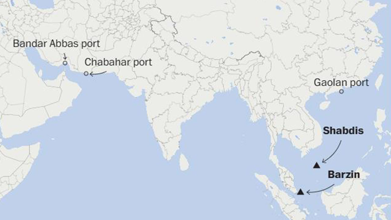 "미국 제재 이란 선박 2척, 중국 항만서 미사일 연료 싣고 출항한 듯"