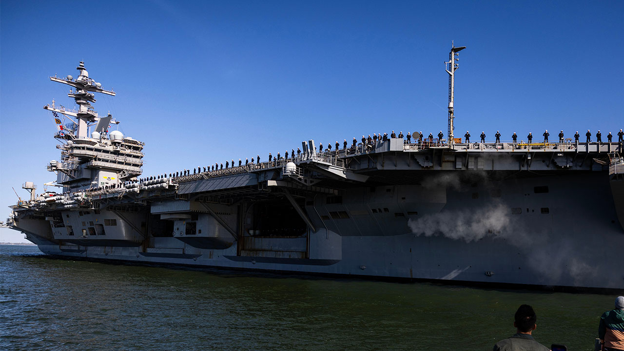 미군 3번째 항공모함 중동행‥대화와 군사적 압박 병행