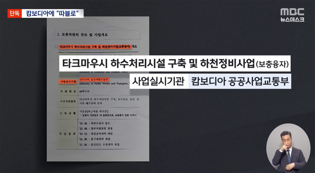 문서 한 장 없이 추진한 1천3백억 원‥캄보디아만 엮이면 '좋아, 빠르게 가?'
