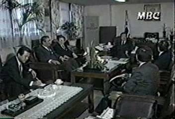 민정당 당직자회의 합동 유세 대신 개별 유세 허용강성구
