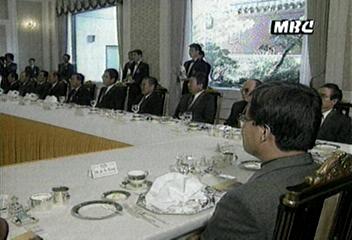 노대통령 언론사 사장 초청 오찬엄기영