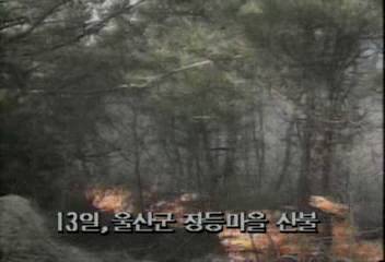 계속되는 봄가뭄으로 전국산불 비상임대근