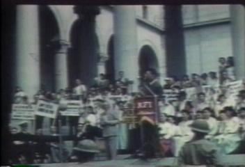 맹호군 발족식 영상자료