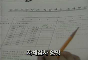 서울시 교육청 자체감사 엉망백지연