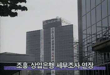 조흥상업은행 세무조사 연장정혜정