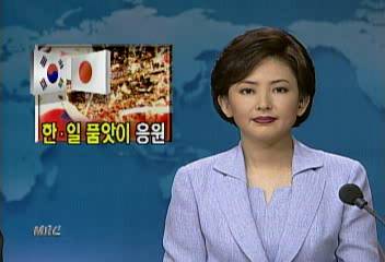 재일동포 주축으로 한국일본 양국 경기 품앗이 응원홍순관