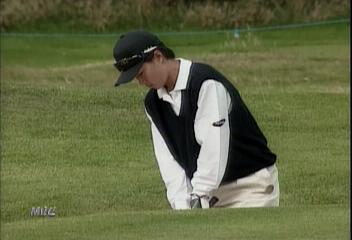 박세리 처음 출전한 브리티시 오픈 골프대회 1R 경기중정용준