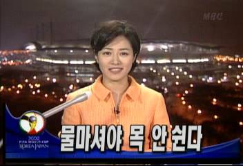 축구 응원 물 마셔야 목 안쉰다오정환