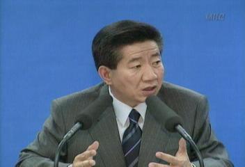 노무현 당선자 인수위 정부부처간 상호 존중 협력 당부연보흠