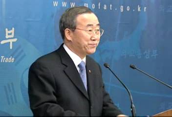 반기문 외교부장관 총리발언 관련국 입장도 귀 기울여야엄기영