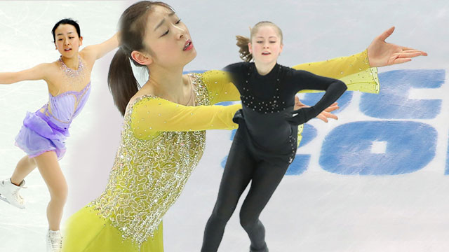 김연아와 경쟁자들치열한 삼파전 각자의 주 무기는