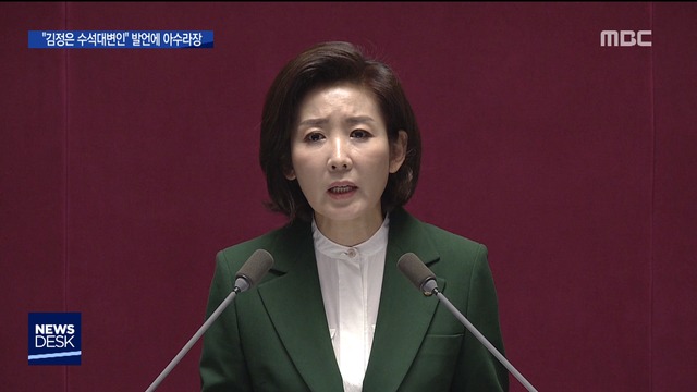 정국 급랭시킨 8자 말폭탄"김정은 수석대변인"