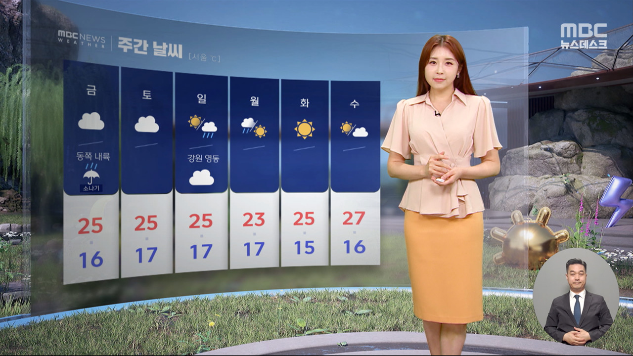 날씨 동쪽 더 더워져내일 출근길 짙은 안개이슬비