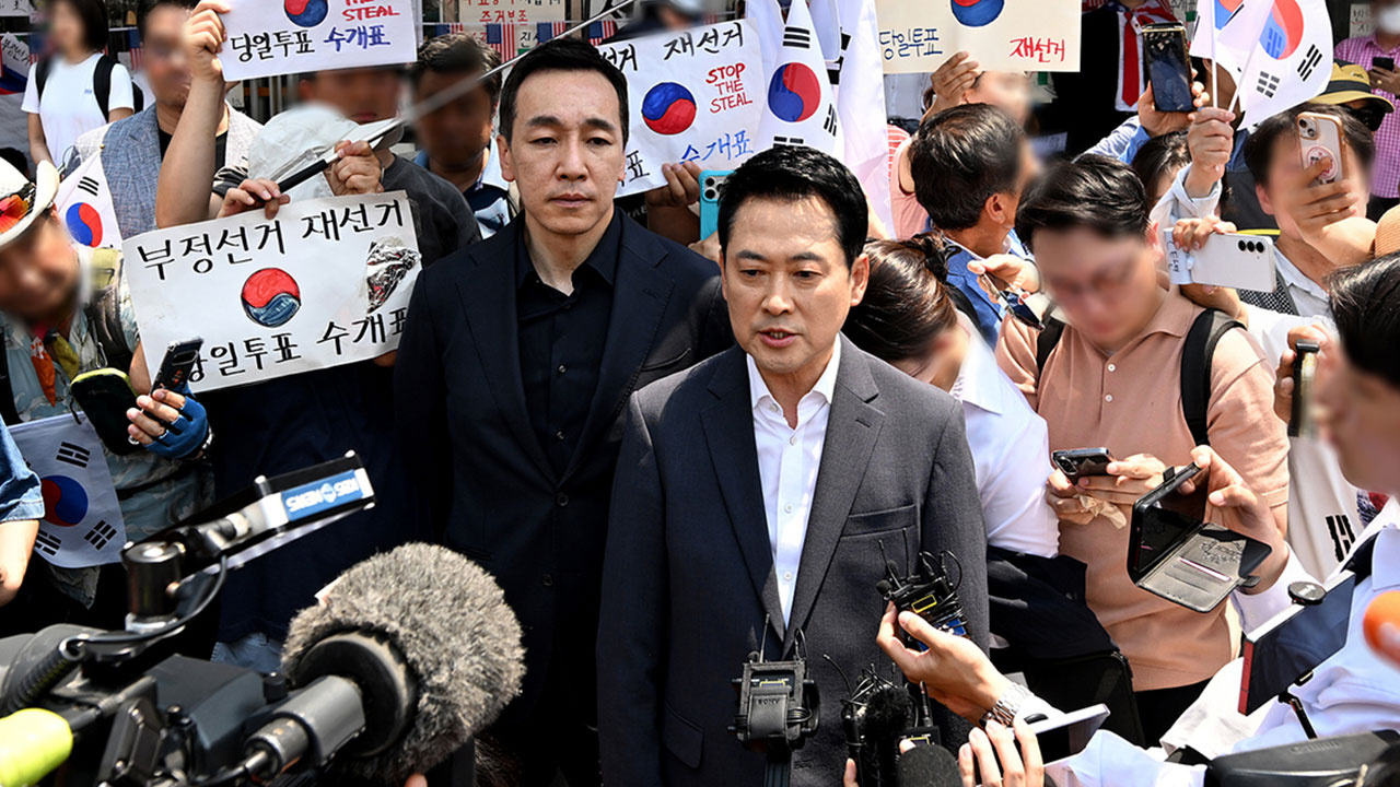 올공 달려간 장동혁중재 나섰다 빈손 철수
