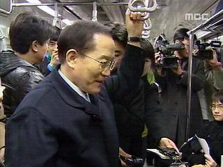 이회창 후보 "부패없는 나라"