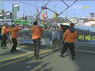 현지 불만 고조삼성중공업 안도