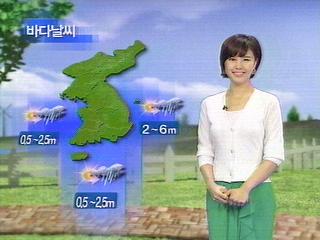 중부 밤 한때 비동해안 비바람
