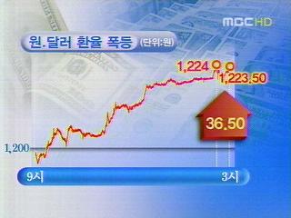 원달러 환율 다시 폭등5년 5개월 만에 최고치