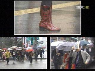 찜찜한 봄비 시민들 외출 자제126곳 휴교