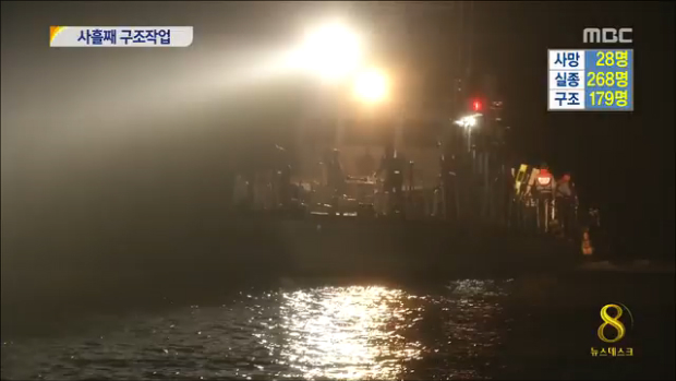 10시 정조시간부터 재입수 3층 선실 진입 시도