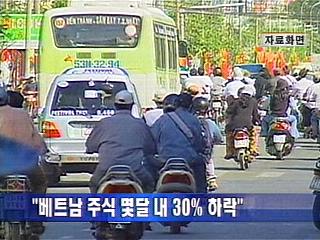 "베트남 주식 몇달 내 30 하락"