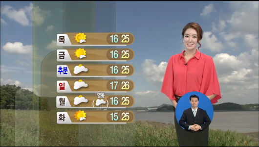 날씨 선선한 가을날씨낮 한때 빗방울