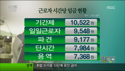 "비정규직 내에서도 임금 격차 심해"개선 시급