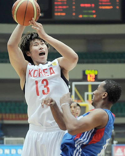 [남자농구] 대표팀 오세근, 2011 KBL 드래프트 참가