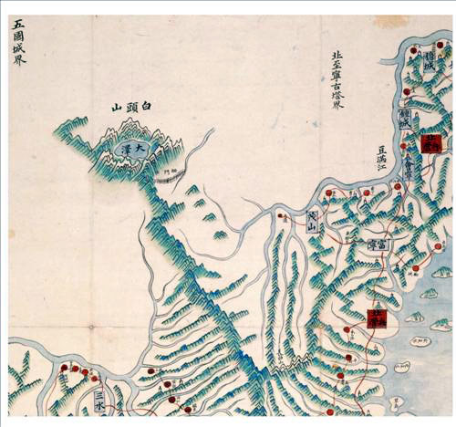 고지도 80여 점에 묘사된 백두산