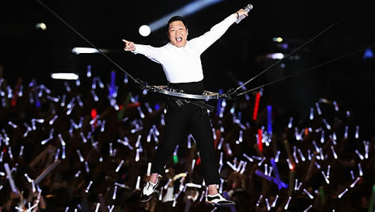 싸이 유튜브 많이 본 동영상 110위 함께 올라